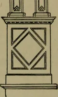 An illustration from Universal design book : containing official list prices of sash, doors and blinds ... official list prices of head, corner and base blocks ... official moulding book ... official list: window glass .. (1908)