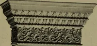 An illustration from Universal design book : containing official list prices of sash, doors and blinds ... official list prices of head, corner and base blocks ... official moulding book ... official list: window glass .. (1908)