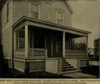 Picture 474 of 1018 from Universal design book : containing official list prices of sash, doors and blinds ... official list prices of head, corner and base blocks ... official moulding book ... official list: window glass .. (1908), leaf 249
