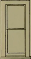 An illustration from Universal design book : containing official list prices of sash, doors and blinds ... official list prices of head, corner and base blocks ... official moulding book ... official list: window glass .. (1908)