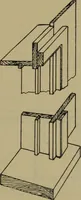 Picture 485 of 1018 from Universal design book : containing official list prices of sash, doors and blinds ... official list prices of head, corner and base blocks ... official moulding book ... official list: window glass .. (1908), leaf 254