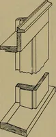 An illustration from Universal design book : containing official list prices of sash, doors and blinds ... official list prices of head, corner and base blocks ... official moulding book ... official list: window glass .. (1908)