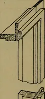 An illustration from Universal design book : containing official list prices of sash, doors and blinds ... official list prices of head, corner and base blocks ... official moulding book ... official list: window glass .. (1908)