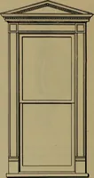 An illustration from Universal design book : containing official list prices of sash, doors and blinds ... official list prices of head, corner and base blocks ... official moulding book ... official list: window glass .. (1908)