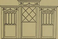 An illustration from Universal design book : containing official list prices of sash, doors and blinds ... official list prices of head, corner and base blocks ... official moulding book ... official list: window glass .. (1908)