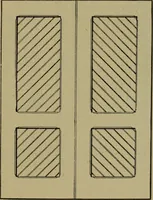 An illustration from Universal design book : containing official list prices of sash, doors and blinds ... official list prices of head, corner and base blocks ... official moulding book ... official list: window glass .. (1908)