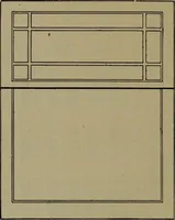 An illustration from Universal design book : containing official list prices of sash, doors and blinds ... official list prices of head, corner and base blocks ... official moulding book ... official list: window glass .. (1908)