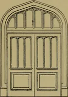 An illustration from Universal design book : containing official list prices of sash, doors and blinds ... official list prices of head, corner and base blocks ... official moulding book ... official list: window glass .. (1908)