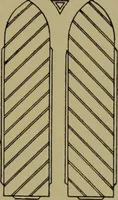 An illustration from Universal design book : containing official list prices of sash, doors and blinds ... official list prices of head, corner and base blocks ... official moulding book ... official list: window glass .. (1908)