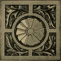 An illustration from Universal design book : containing official list prices of sash, doors and blinds ... official list prices of head, corner and base blocks ... official moulding book ... official list: window glass .. (1908)