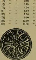 Picture 572 of 1018 from Universal design book : containing official list prices of sash, doors and blinds ... official list prices of head, corner and base blocks ... official moulding book ... official list: window glass .. (1908), leaf 279
