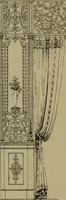 An illustration from Universal design book : containing official list prices of sash, doors and blinds ... official list prices of head, corner and base blocks ... official moulding book ... official list: window glass .. (1908)