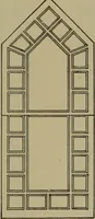 An illustration from Universal design book : containing official list prices of sash, doors and blinds ... official list prices of head, corner and base blocks ... official moulding book ... official list: window glass .. (1908)