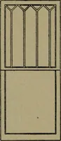 An illustration from Universal design book : containing official list prices of sash, doors and blinds ... official list prices of head, corner and base blocks ... official moulding book ... official list: window glass .. (1908)