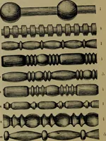 An illustration from Universal design book : containing official list prices of sash, doors and blinds ... official list prices of head, corner and base blocks ... official moulding book ... official list: window glass .. (1908)