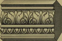 An illustration from Universal design book : containing official list prices of sash, doors and blinds ... official list prices of head, corner and base blocks ... official moulding book ... official list: window glass .. (1908)