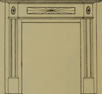 An illustration from Universal design book : containing official list prices of sash, doors and blinds ... official list prices of head, corner and base blocks ... official moulding book ... official list: window glass .. (1908)