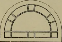 An illustration from Universal design book : containing official list prices of sash, doors and blinds ... official list prices of head, corner and base blocks ... official moulding book ... official list: window glass .. (1908)