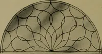 An illustration from Universal design book : containing official list prices of sash, doors and blinds ... official list prices of head, corner and base blocks ... official moulding book ... official list: window glass .. (1908)