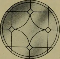 An illustration from Universal design book : containing official list prices of sash, doors and blinds ... official list prices of head, corner and base blocks ... official moulding book ... official list: window glass .. (1908)