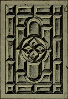 An illustration from Universal design book : containing official list prices of sash, doors and blinds ... official list prices of head, corner and base blocks ... official moulding book ... official list: window glass .. (1908)