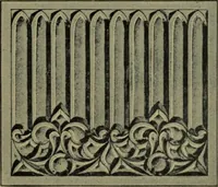 An illustration from Universal design book : containing official list prices of sash, doors and blinds ... official list prices of head, corner and base blocks ... official moulding book ... official list: window glass .. (1908)