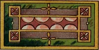 An illustration from Universal design book : containing official list prices of sash, doors and blinds ... official list prices of head, corner and base blocks ... official moulding book ... official list: window glass .. (1908)