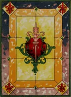An illustration from Universal design book : containing official list prices of sash, doors and blinds ... official list prices of head, corner and base blocks ... official moulding book ... official list: window glass .. (1908)