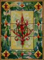 An illustration from Universal design book : containing official list prices of sash, doors and blinds ... official list prices of head, corner and base blocks ... official moulding book ... official list: window glass .. (1908)