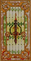An illustration from Universal design book : containing official list prices of sash, doors and blinds ... official list prices of head, corner and base blocks ... official moulding book ... official list: window glass .. (1908)