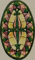 An illustration from Universal design book : containing official list prices of sash, doors and blinds ... official list prices of head, corner and base blocks ... official moulding book ... official list: window glass .. (1908)