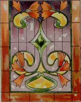 An illustration from Universal design book : containing official list prices of sash, doors and blinds ... official list prices of head, corner and base blocks ... official moulding book ... official list: window glass .. (1908)