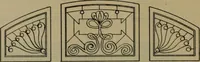 An illustration from Universal design book : containing official list prices of sash, doors and blinds ... official list prices of head, corner and base blocks ... official moulding book ... official list: window glass .. (1908)