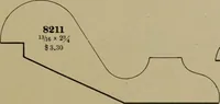 An illustration from Universal design book : containing official list prices of sash, doors and blinds ... official list prices of head, corner and base blocks ... official moulding book ... official list: window glass .. (1908)
