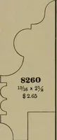 An illustration from Universal design book : containing official list prices of sash, doors and blinds ... official list prices of head, corner and base blocks ... official moulding book ... official list: window glass .. (1908)