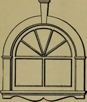 An illustration from Universal design book : containing official list prices of sash, doors and blinds ... official list prices of head, corner and base blocks ... official moulding book ... official list: window glass .. (1908)