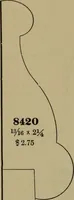 An illustration from Universal design book : containing official list prices of sash, doors and blinds ... official list prices of head, corner and base blocks ... official moulding book ... official list: window glass .. (1908)