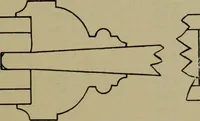 An illustration from Universal design book : containing official list prices of sash, doors and blinds ... official list prices of head, corner and base blocks ... official moulding book ... official list: window glass .. (1908)