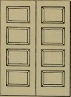 An illustration from Universal design book : containing official list prices of sash, doors and blinds ... official list prices of head, corner and base blocks ... official moulding book ... official list: window glass .. (1908)