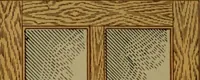 An illustration from Universal design book : containing official list prices of sash, doors and blinds ... official list prices of head, corner and base blocks ... official moulding book ... official list: window glass .. (1908)