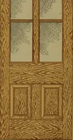 An illustration from Universal design book : containing official list prices of sash, doors and blinds ... official list prices of head, corner and base blocks ... official moulding book ... official list: window glass .. (1908)