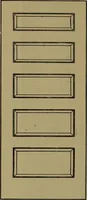 An illustration from Universal design book : containing official list prices of sash, doors and blinds ... official list prices of head, corner and base blocks ... official moulding book ... official list: window glass .. (1908)