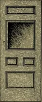 An illustration from Universal design book : containing official list prices of sash, doors and blinds ... official list prices of head, corner and base blocks ... official moulding book ... official list: window glass .. (1908)