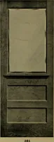 An illustration from Universal design book : containing official list prices of sash, doors and blinds ... official list prices of head, corner and base blocks ... official moulding book ... official list: window glass .. (1908)