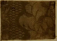 An illustration from [Un metier de fabrique, avec la dénomination des diverses objects nécessaires à la fabrication de l'étoffe (1835)