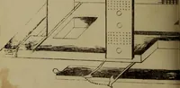 An illustration from [Un metier de fabrique, avec la dénomination des diverses objects nécessaires à la fabrication de l'étoffe (1835)