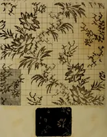 An illustration from [Un metier de fabrique, avec la dénomination des diverses objects nécessaires à la fabrication de l'étoffe (1835)