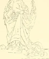 An illustration from Untersuchungen zur Geschichte der Wand- und Deckenmalerei in der Schweiz, vom 9. bis zum Anfang des 16. Jahrhunderts (1906)