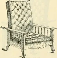 An illustration from Upholstered furniture for the parlor, hall, library, reception room, hotels, stores, club rooms, etc. / Streit and Schmit. (1897)