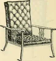 An illustration from Upholstered furniture for the parlor, hall, library, reception room, hotels, stores, club rooms, etc. / Streit and Schmit. (1897)